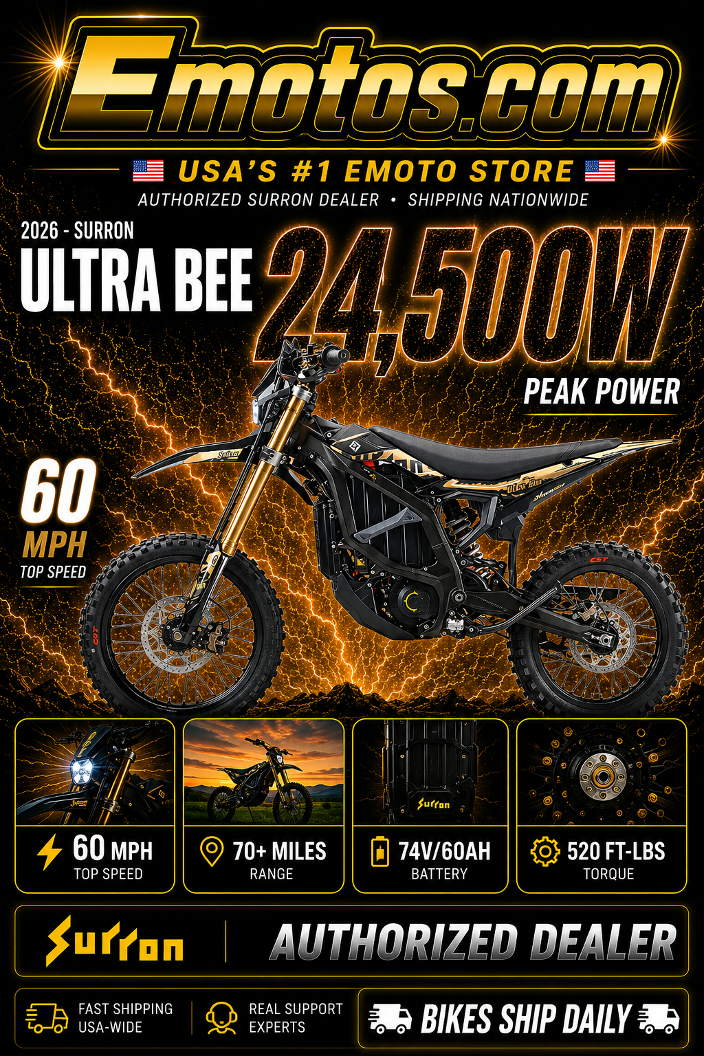 2026 Surron Ultra Bee HP 24.5Kw